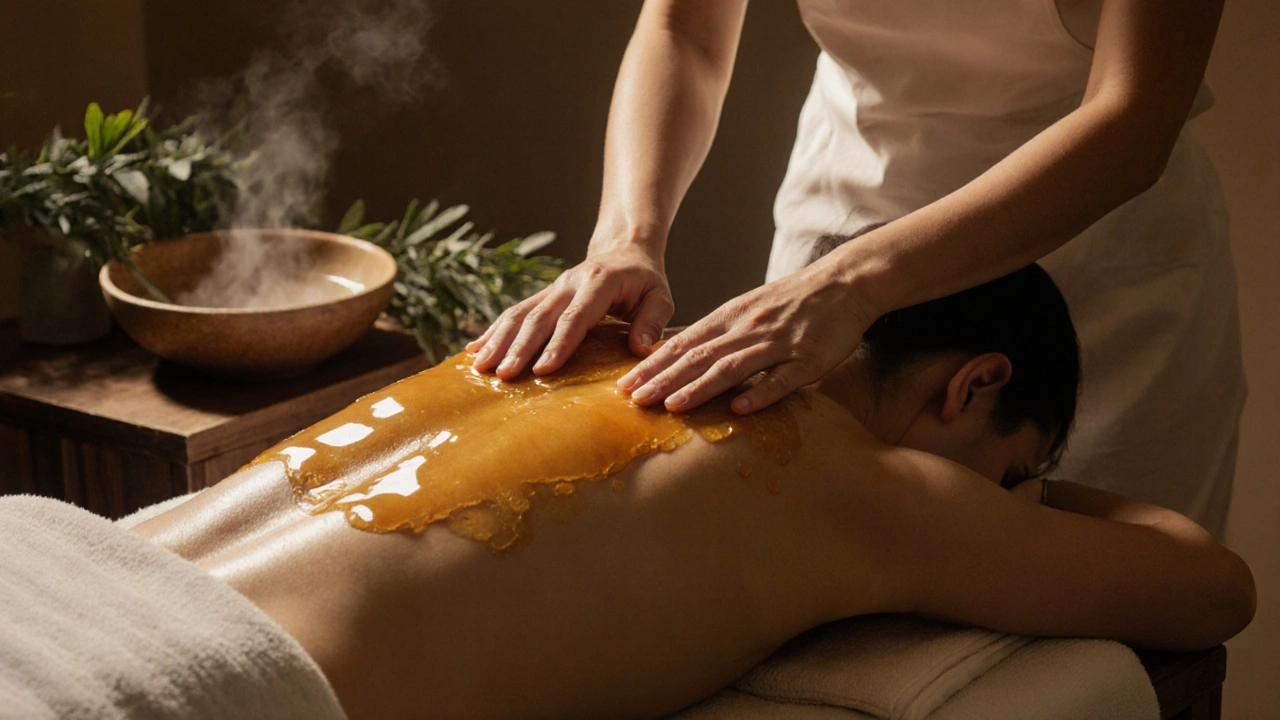 Medová masáž: jak zlepšit kůži a náladu přirozenou metodou