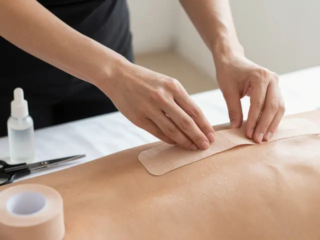 Jak správně tejpovat bederní oblast: Kompletní návod kineziotejpování