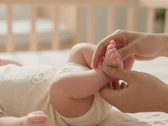 Masáž kojenců a batolat při problémech s trávením: Praktický průvodce