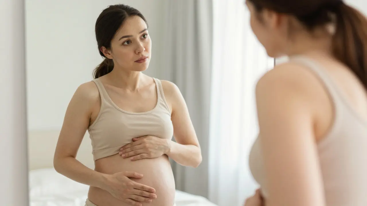 Kdy zmizí břicho po porodu? Realistický průvodce regenerací a rolí masáže